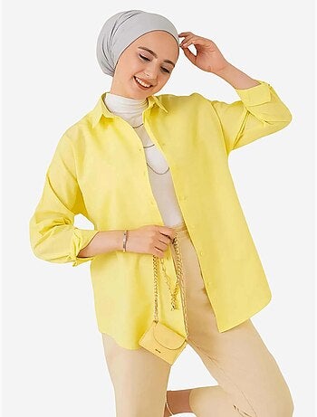 Camicia in popeline relaxed fit con chiusura a bottoni bdart