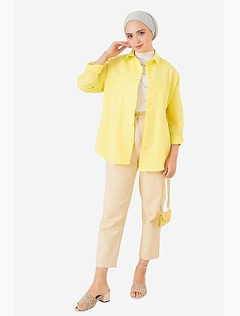 Camicia in popeline relaxed fit con chiusura a bottoni bdart