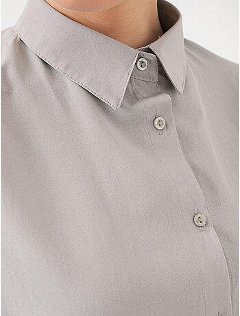 Camicia in popeline relaxed fit con chiusura a bottoni bdart