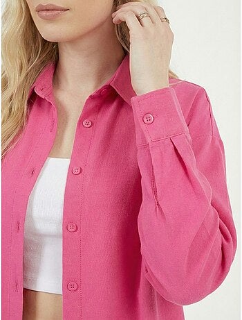 Camicia in popeline relaxed fit con chiusura a bottoni bdart