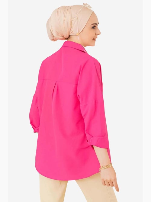 Camicia in popeline relaxed fit con chiusura a bottoni bdart - Kiabi