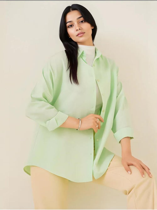Camicia in popeline relaxed fit con chiusura a bottoni bdart - Kiabi