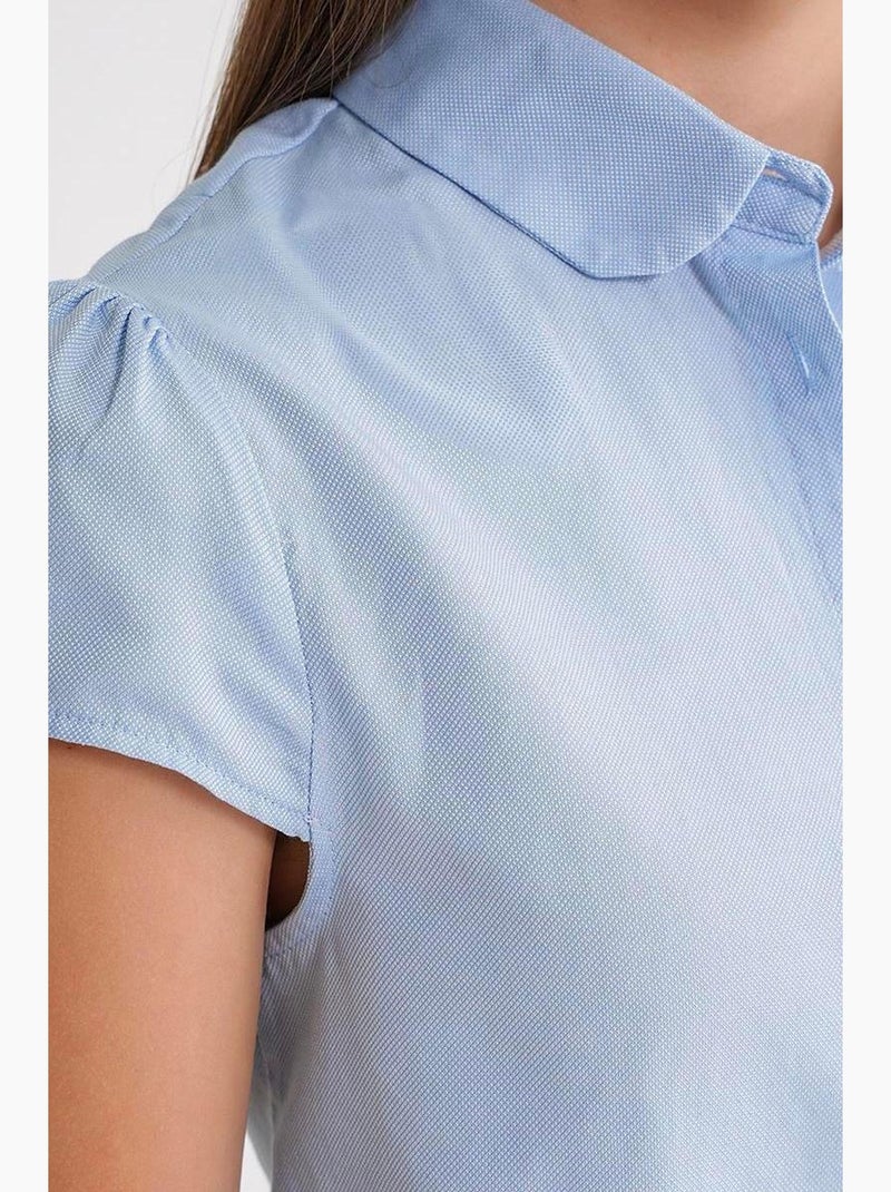 Camicia in popeline slim fit mixray Blu cielo - Kiabi