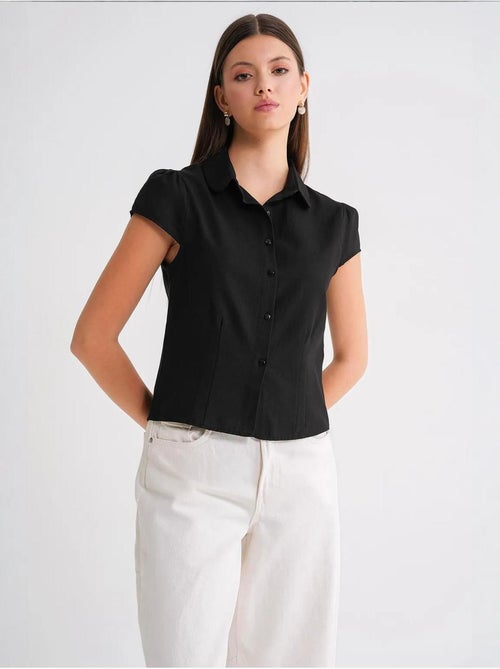 Camicia in popeline slim fit mixray - Kiabi Camicia in popeline slim fit mixray - Kiabi