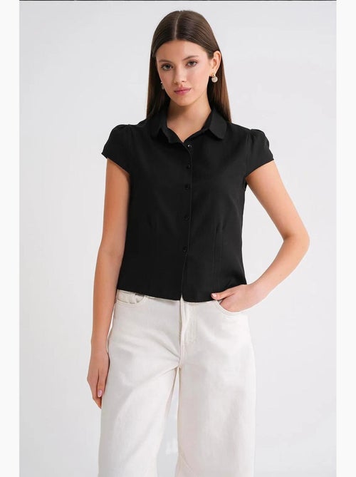 Camicia in popeline slim fit mixray - Kiabi Camicia in popeline slim fit mixray - Kiabi