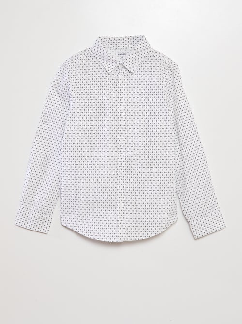 Camicia in popeline stampata - Kiabi