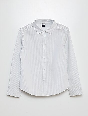 Camicia in popeline stampata