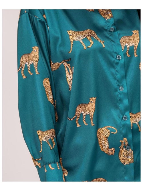 Camicia in raso con stampa ORACIO - Kiabi
