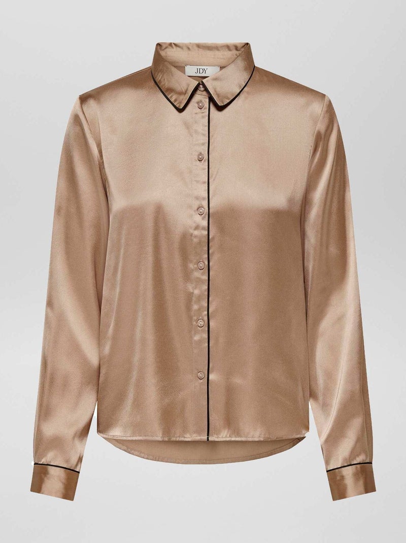 Camicia in raso 'JDY' BEIGE - Kiabi