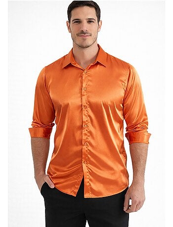 Camicia in raso Kebello