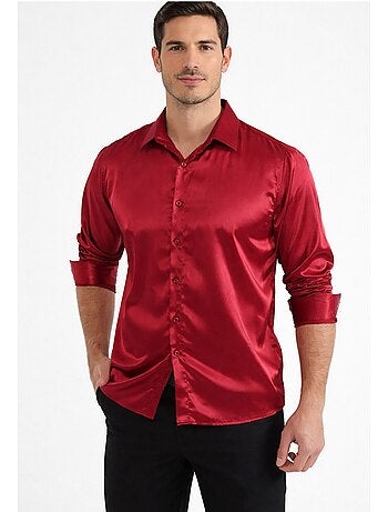 Camicia in raso Kebello