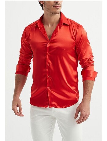Camicia in raso Kebello