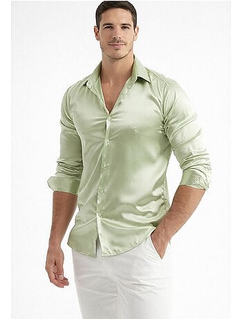 Camicia in raso Kebello