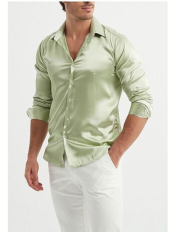 Camicia in raso Kebello