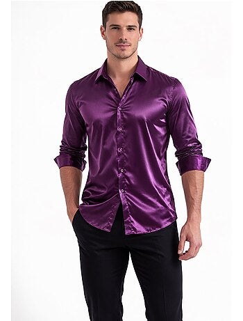 Camicia in raso Kebello