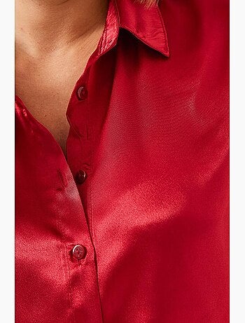 Camicia in raso lucci