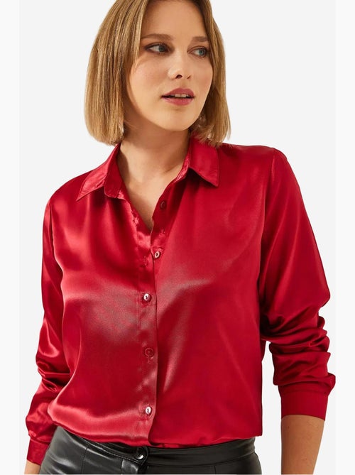 Camicia in raso lucci - Kiabi