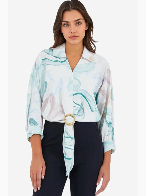 Camicia in raso oversize bdart - Kiabi Camicia in raso oversize bdart - Kiabi