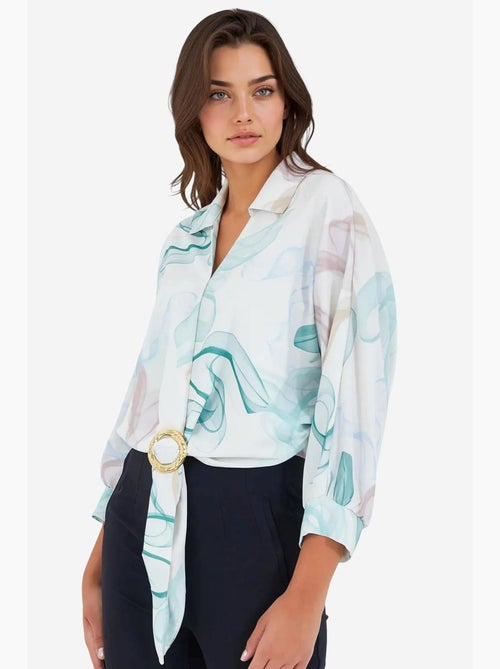 Camicia in raso oversize bdart - Kiabi Camicia in raso oversize bdart - Kiabi