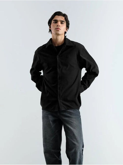 Camicia in similpelle scamosciata a maniche lunghe da uomo giesto - Kiabi Camicia in similpelle scamosciata a maniche lunghe da uomo giesto - Kiabi