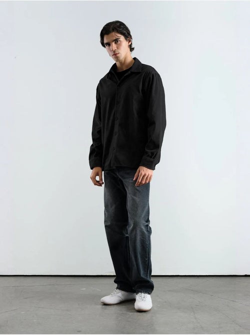 Camicia in similpelle scamosciata a maniche lunghe da uomo giesto - Kiabi Camicia in similpelle scamosciata a maniche lunghe da uomo giesto - Kiabi