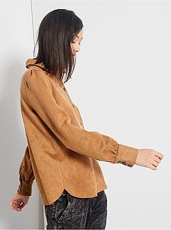 Camicia in suédine - Kiabi