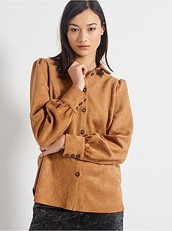 Camicia in suédine - Kiabi