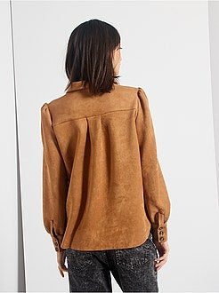 Camicia in suédine - Kiabi