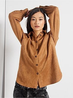 Camicia in suédine - Kiabi