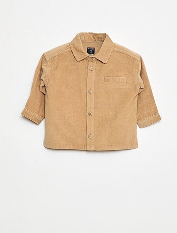 Camicia in velluto a coste