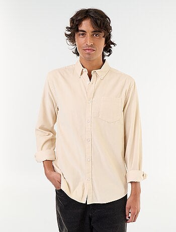 Camicia in velluto a coste