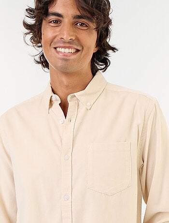 Camicia in velluto a coste