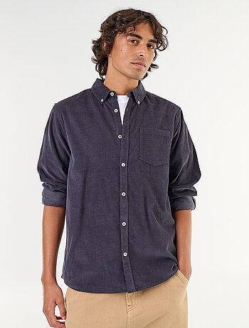 Camicia in velluto a coste