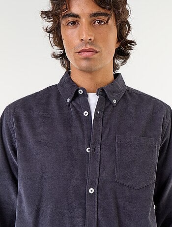 Camicia in velluto a coste