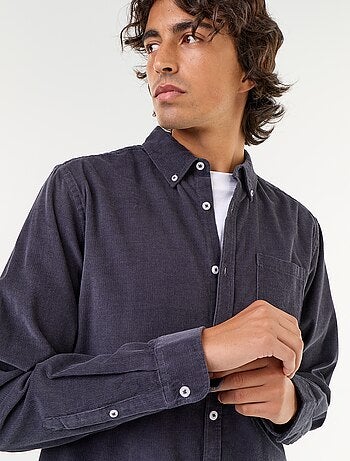 Camicia in velluto a coste
