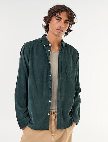 Camicia in velluto a coste