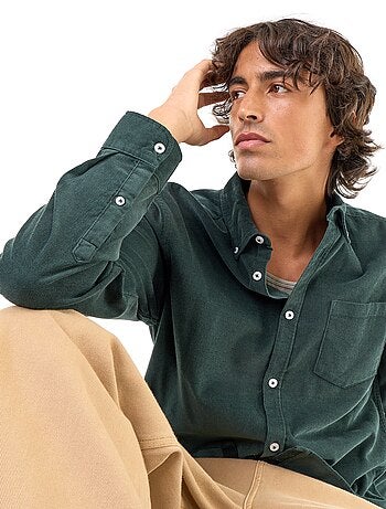 Camicia in velluto a coste