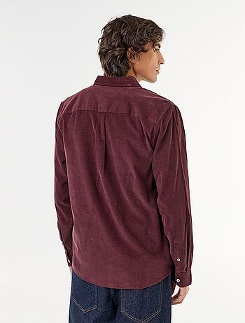 Camicia in velluto a coste