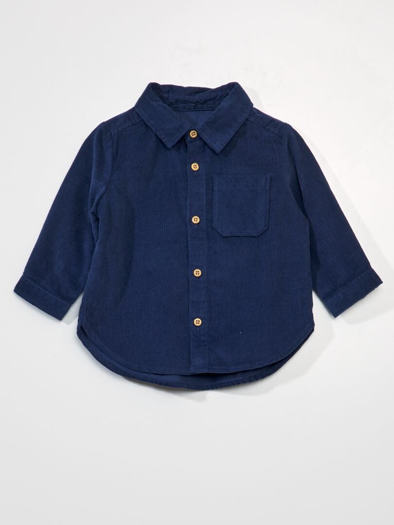 CASAMODA Camicia Da Lavoro Uomo Comfort Fit: Tinta Unica Blu Scuro, Cotone, Colletto Kent E Tasca Sul Petto – Taglia 50