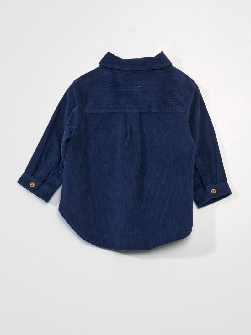 Camicia Da Lavoro CASAMODA – Cotone Classico, Vestibilità Comoda, Colore Blu Scuro, Taglia 2 Mesi - 4