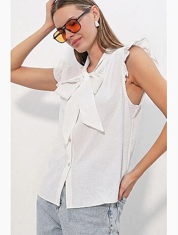 Camicia in viscosa e nylon bdart