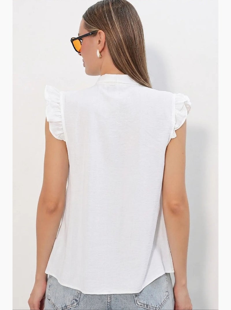 Camicia in viscosa e nylon bdart Bianco - Kiabi