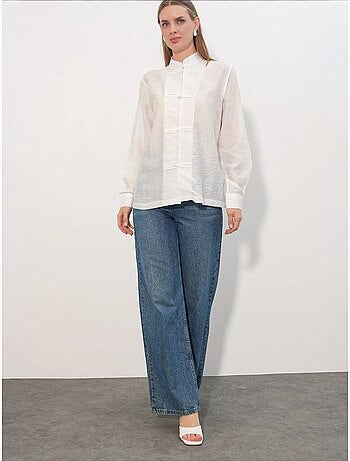 Camicia in viscosa e nylon bdart