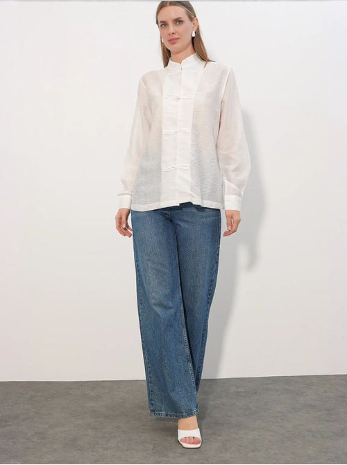 Camicia in viscosa e nylon bdart - Kiabi Camicia in viscosa e nylon bdart - Kiabi