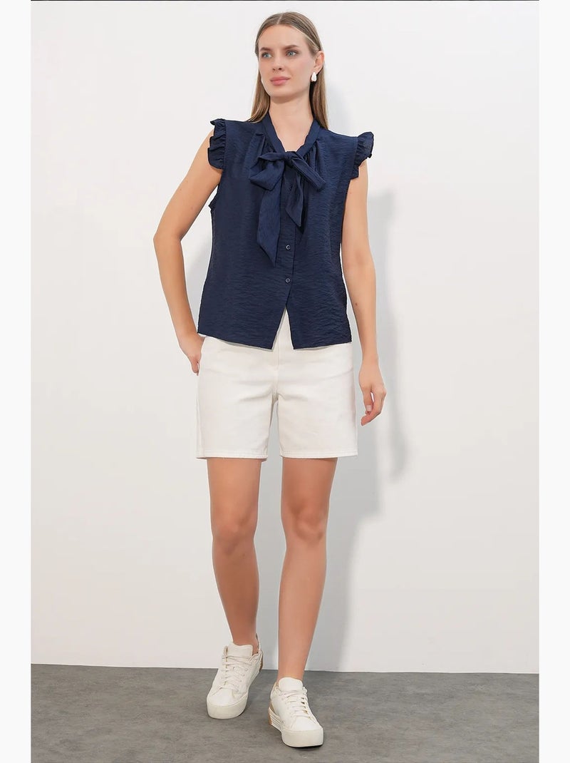 Camicia in viscosa e nylon bdart Blu marino - Kiabi