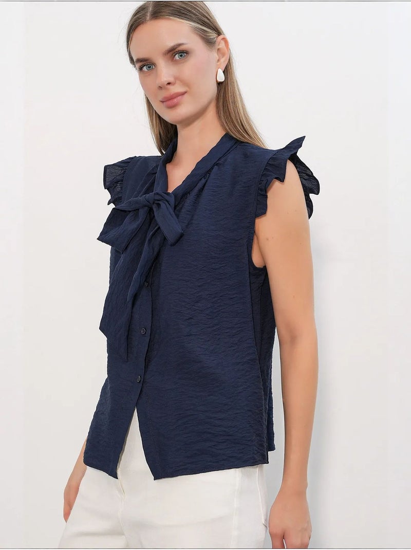 Camicia in viscosa e nylon bdart Blu marino - Kiabi