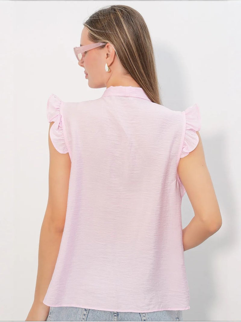 Camicia in viscosa e nylon bdart Rosa chiaro - Kiabi
