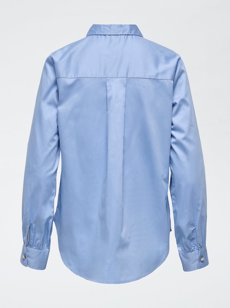 Camicia 'JDY' con perle di madreperla Blu - Kiabi