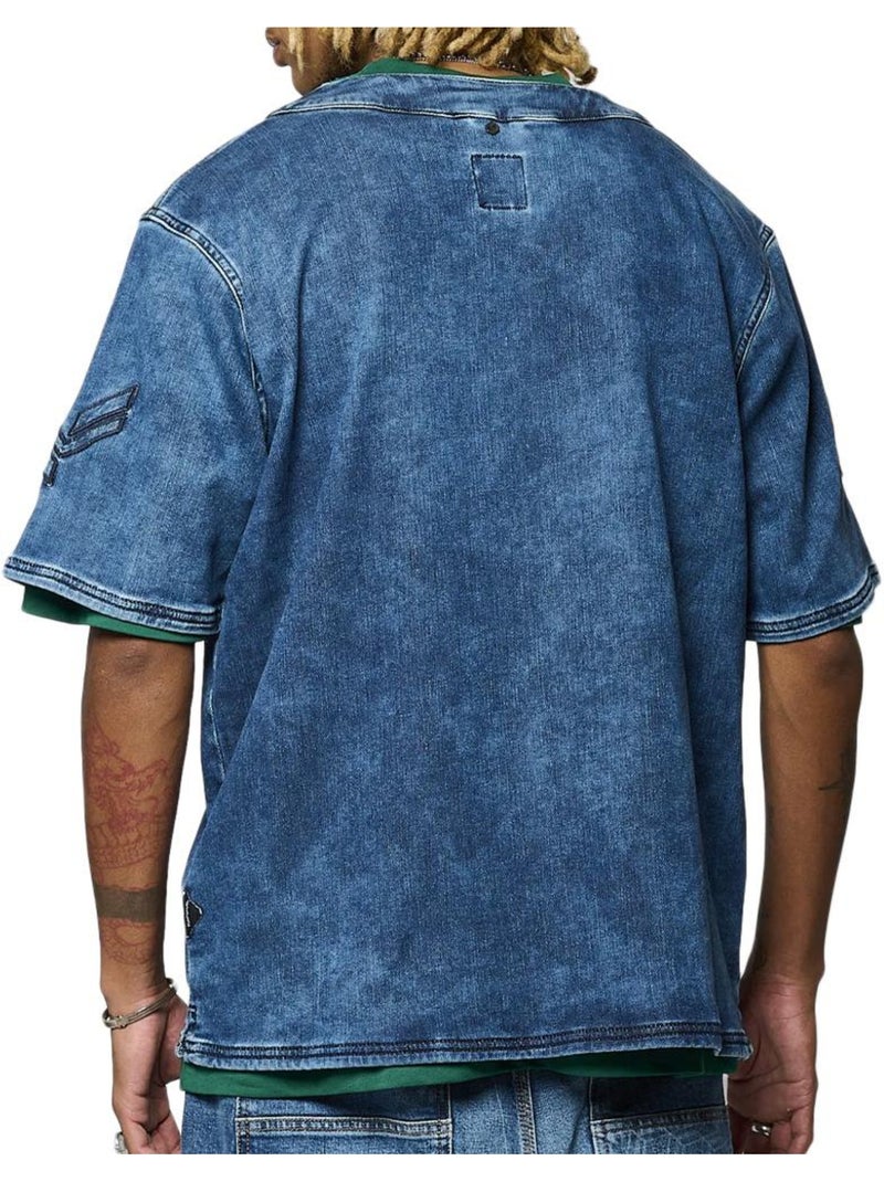 Camicia Jeans Uomo Kaporal Blu - Kiabi