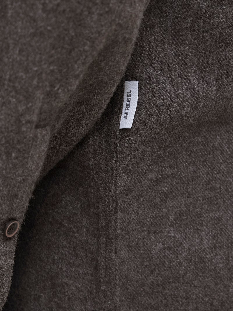 Camicia 'JJrebel' in flanella di cotone Marrone - Kiabi